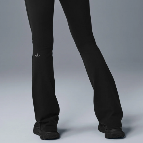 Alo Yoga Airbrush High-Waist 7/8 Bootcut Legging Black
