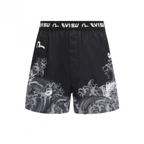 Evisu Dragon-Koi Pattern Print Boxer Shorts