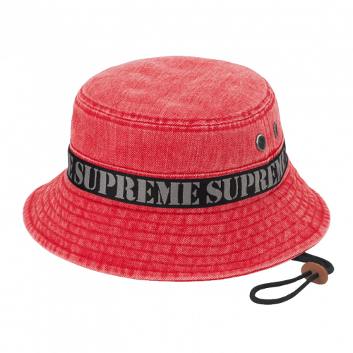 Supreme Stencil Webbing Boonie Red
