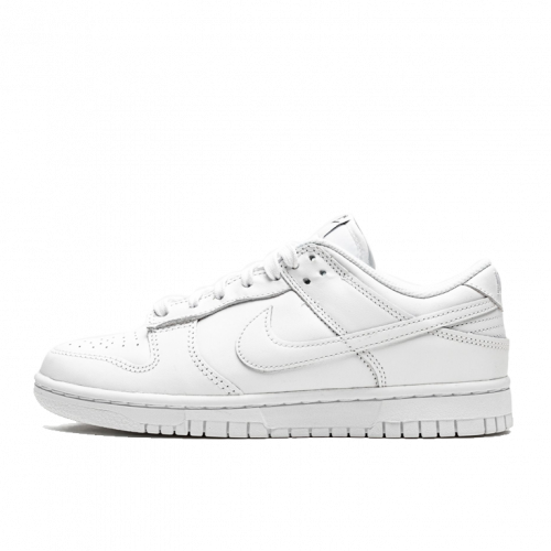 Кроссовки Nike Dunk Low Triple White (2021) (W)