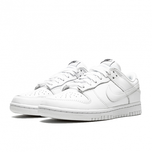 Кроссовки Nike Dunk Low Triple White (2021) (W)