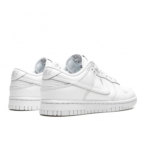 Кроссовки Nike Dunk Low Triple White (2021) (W)
