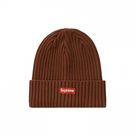 Supreme Overdyed Beanie Brown