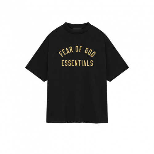 Fear Of God Essentials Jersey Crewneck Tee Black
