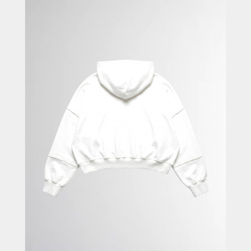 Зип-худи Sabe Logo Cropped Zip-Up Hoodie Milk