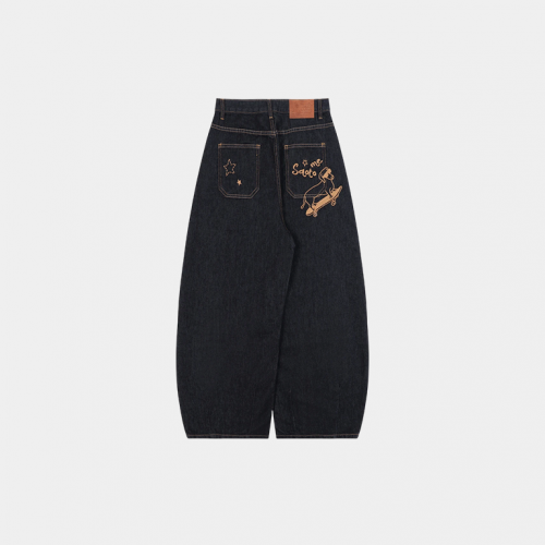 Джинсы Saotome Raw Denim Casual Jeans Unisex