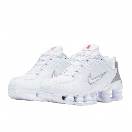 Кроссовки Nike Shox TL White Metallic Silver
