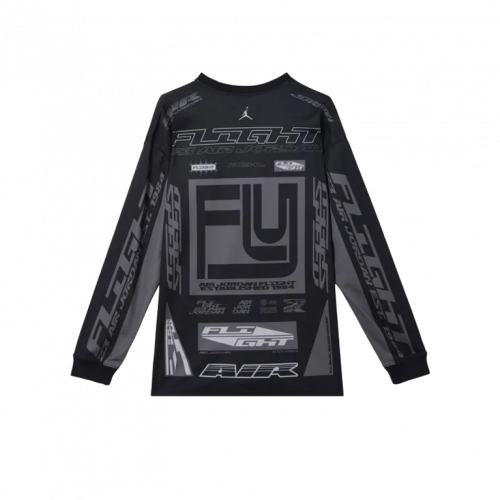Air Jordan MVP Graphic Sweatshirt Black Grey