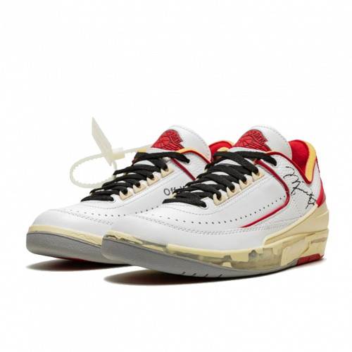 Кроссовки Air Jordan 2 Retro Low SP Off-White White Red