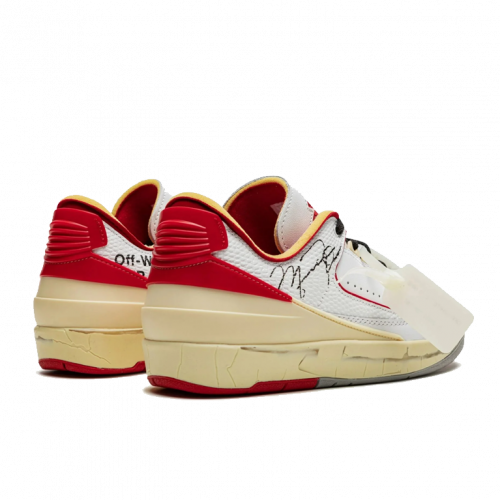 Кроссовки Air Jordan 2 Retro Low SP Off-White White Red