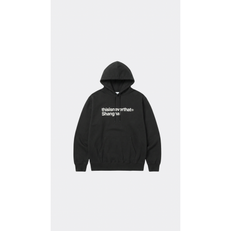 Худи thisisneverthat T-Logo Hoodie Shanghai Black